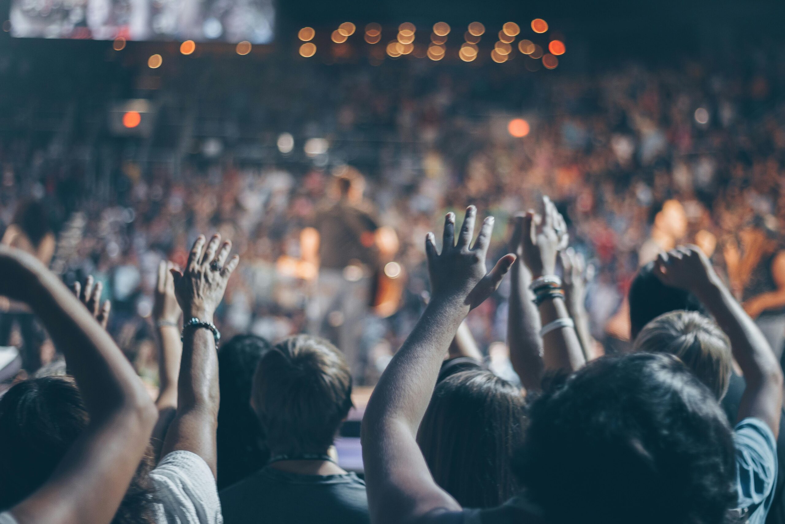 people praising God in Church